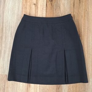 Jones NY Womens Black A-line Wool Skirt Size 10 Career Office Workwear Classic
